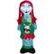 5ft. Airblown® Inflatable Christmas Sally in Patchwork Dress with Monster Wreath
